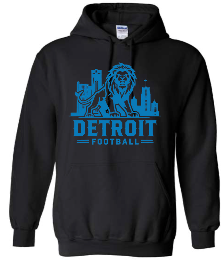 Adult - Heavyweight Hooded Sweatshirt - Detroit Lions