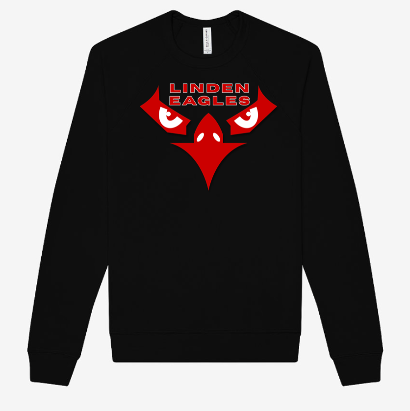 Adult - LightWeight Crew Sweatshirt - Linden Eagles