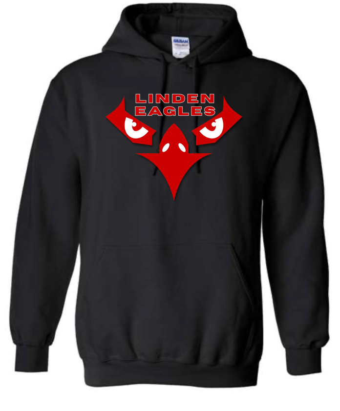 Adult - HeavyWeight Hooded Sweatshirt -  Linden Eyes