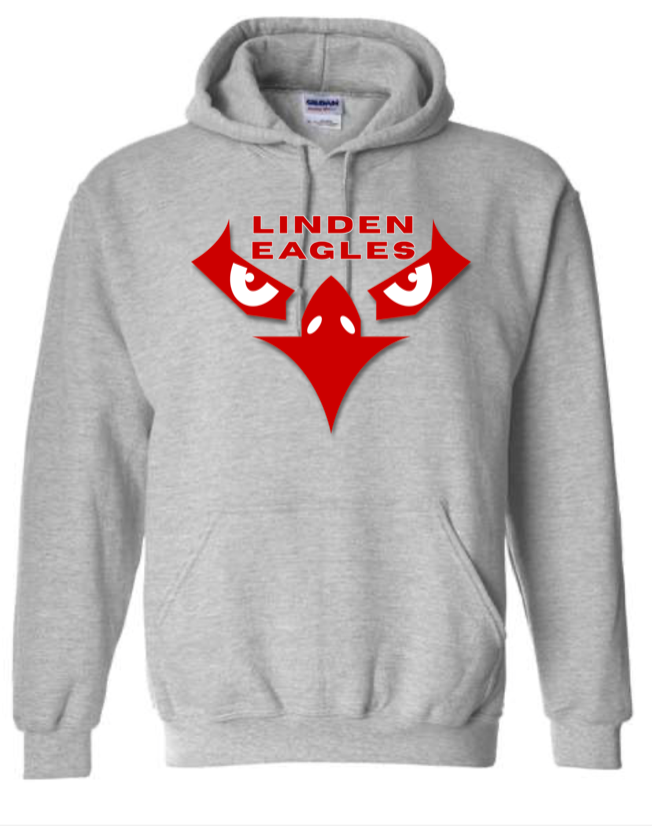 Adult - HeavyWeight Hooded Sweatshirt -  Linden Eyes