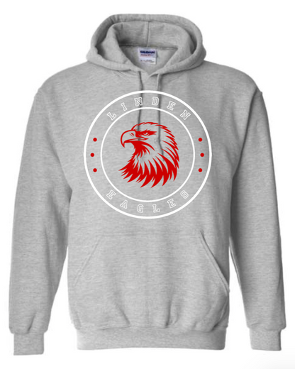 Adult - HeavyWeight Hooded Sweatshirt -  Circle