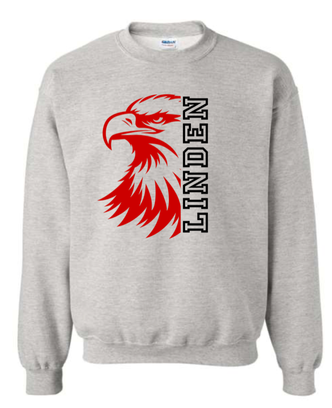 Child - Heavy weight Crew Sweatshirt - Linden Eagles