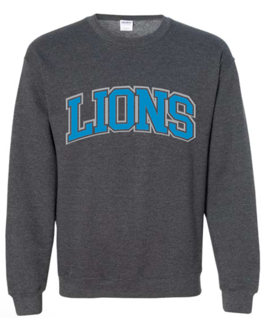 Adult - Heavyweight Crewneck Sweatshirt - Detroit Lions