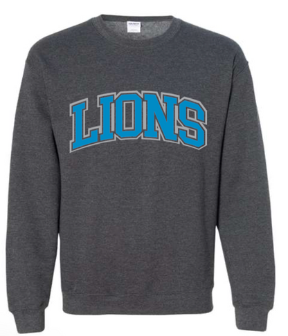 Adult - Heavyweight Crewneck Sweatshirt - Detroit Lions