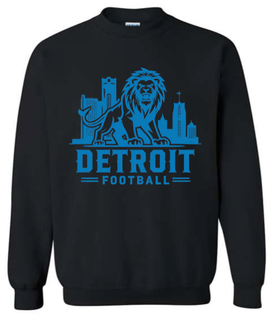 Adult - Heavyweight Crewneck Sweatshirt - Detroit Lions