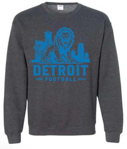 Adult - Heavyweight Crewneck Sweatshirt - Detroit Lions