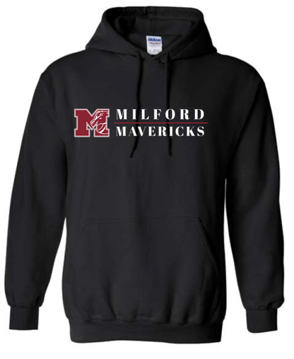 Child - Heavyweight Hooded Sweatshirt - Milford Mavericks