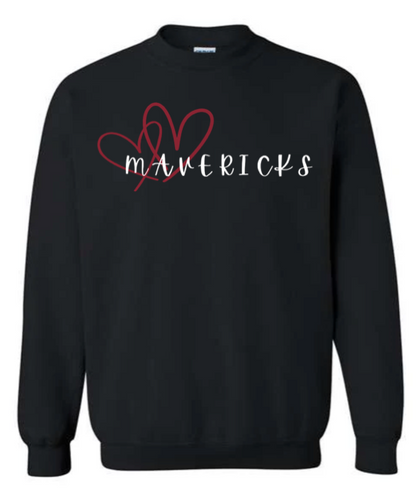 Child - Heavyweight Crewneck Sweatshirt - Milford Mavericks