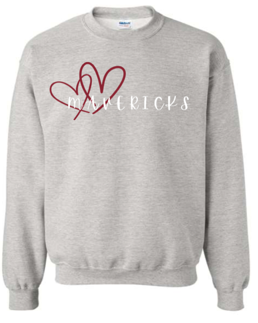 Child - Heavyweight Crewneck Sweatshirt - Milford Mavericks