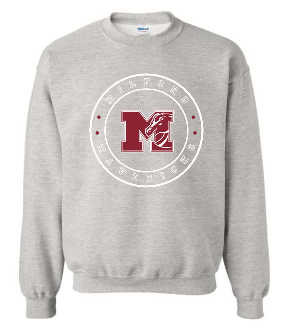 Child - Heavyweight Crewneck Sweatshirt - Milford Mavericks