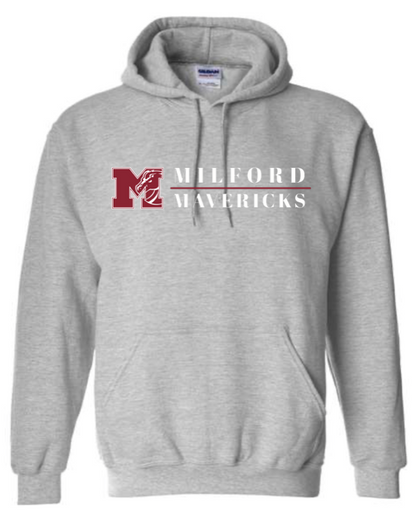 Child - Heavyweight Hooded Sweatshirt - Milford Mavericks