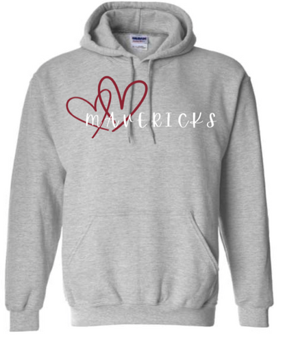 Child - Heavyweight Hooded Sweatshirt - Milford Mavericks
