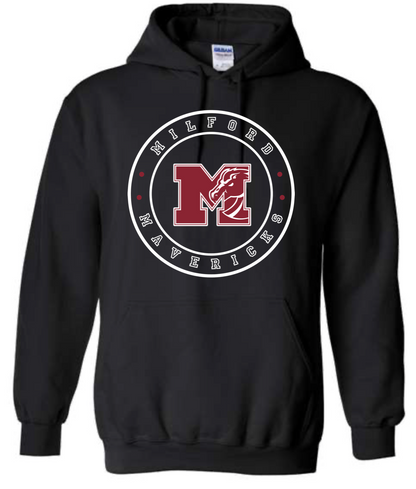 Child - Heavyweight Hooded Sweatshirt - Milford Mavericks