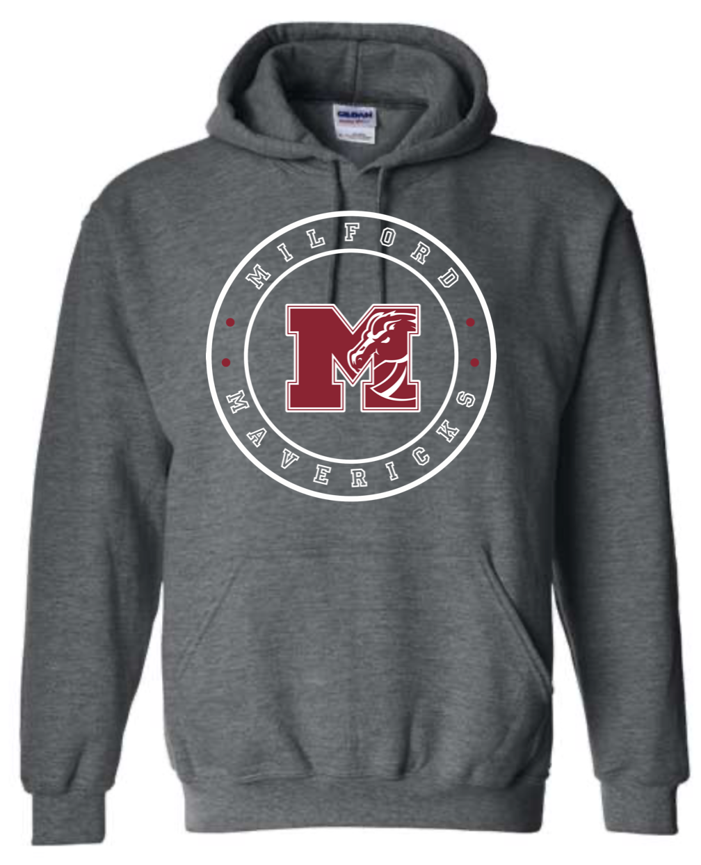 Child - Heavyweight Hooded Sweatshirt - Milford Mavericks