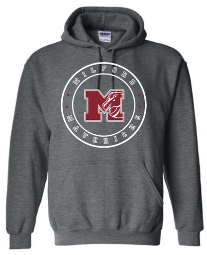 Child - Heavyweight Hooded Sweatshirt - Milford Mavericks