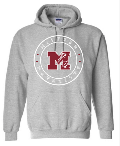 Child - Heavyweight Hooded Sweatshirt - Milford Mavericks