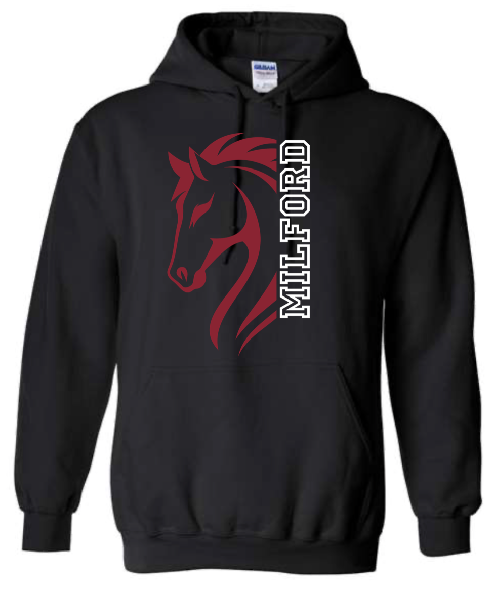 Child - Heavyweight Hooded Sweatshirt - Milford Mavericks